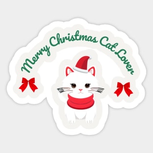 merry christmas meow Sticker